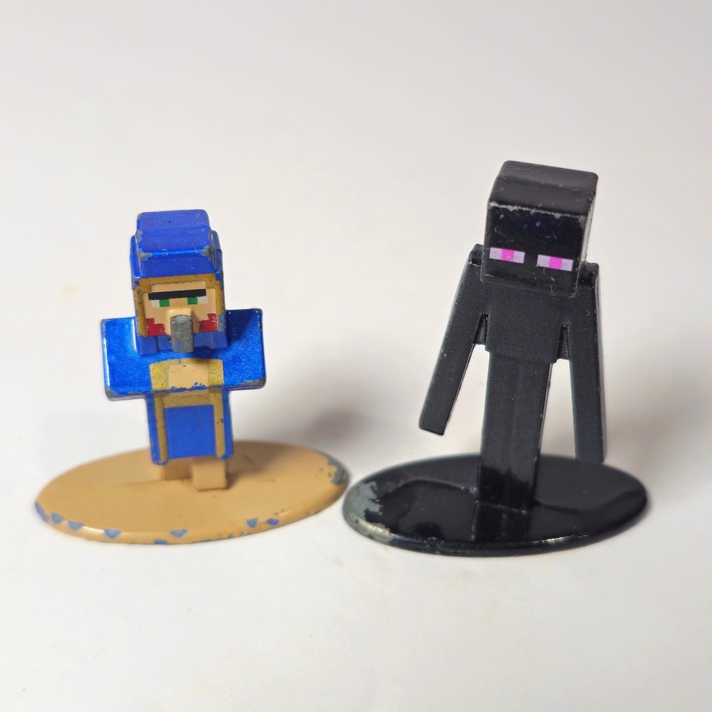 Jada Toys Minecraft Nano Metalfigs Wandering Trader Enderman Figures Good Metal